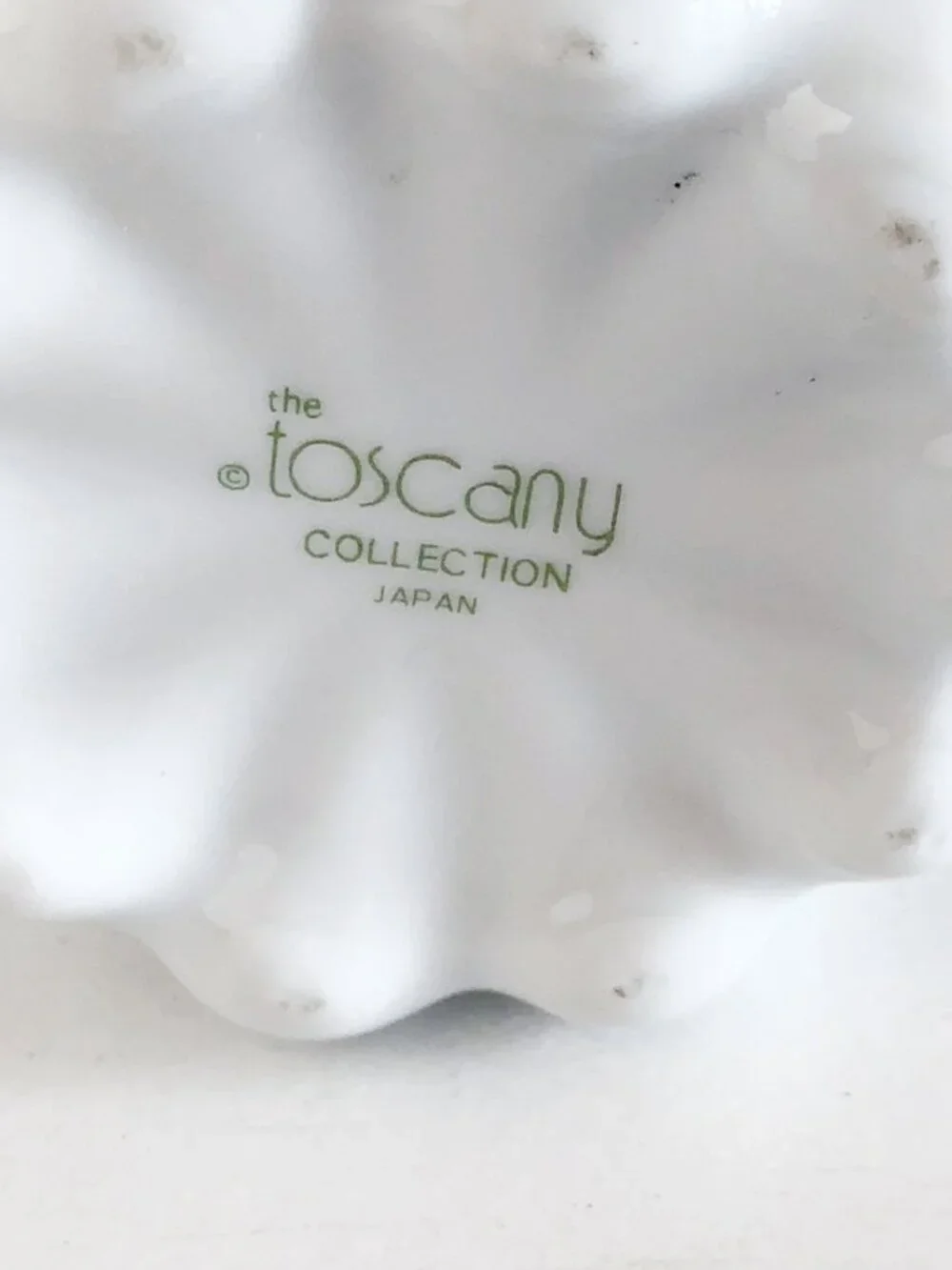 Vintage 90s The Toscany Collection Floral Porcelain Vase